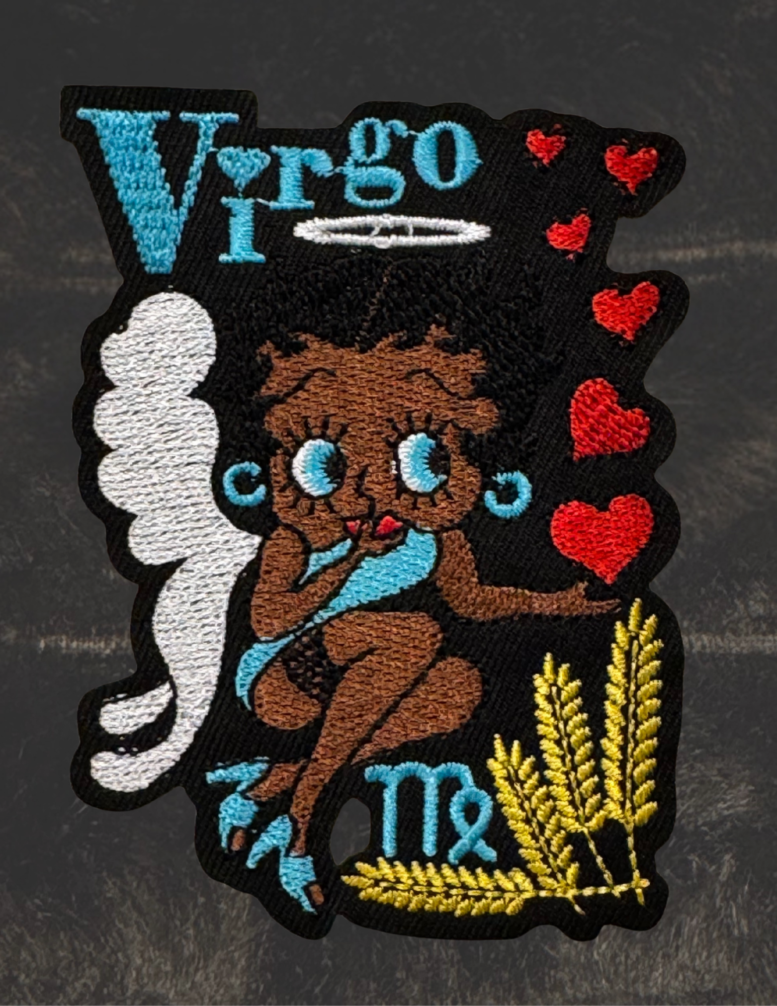 Retro Betty Goddess Zodiac Iron-On Patches
