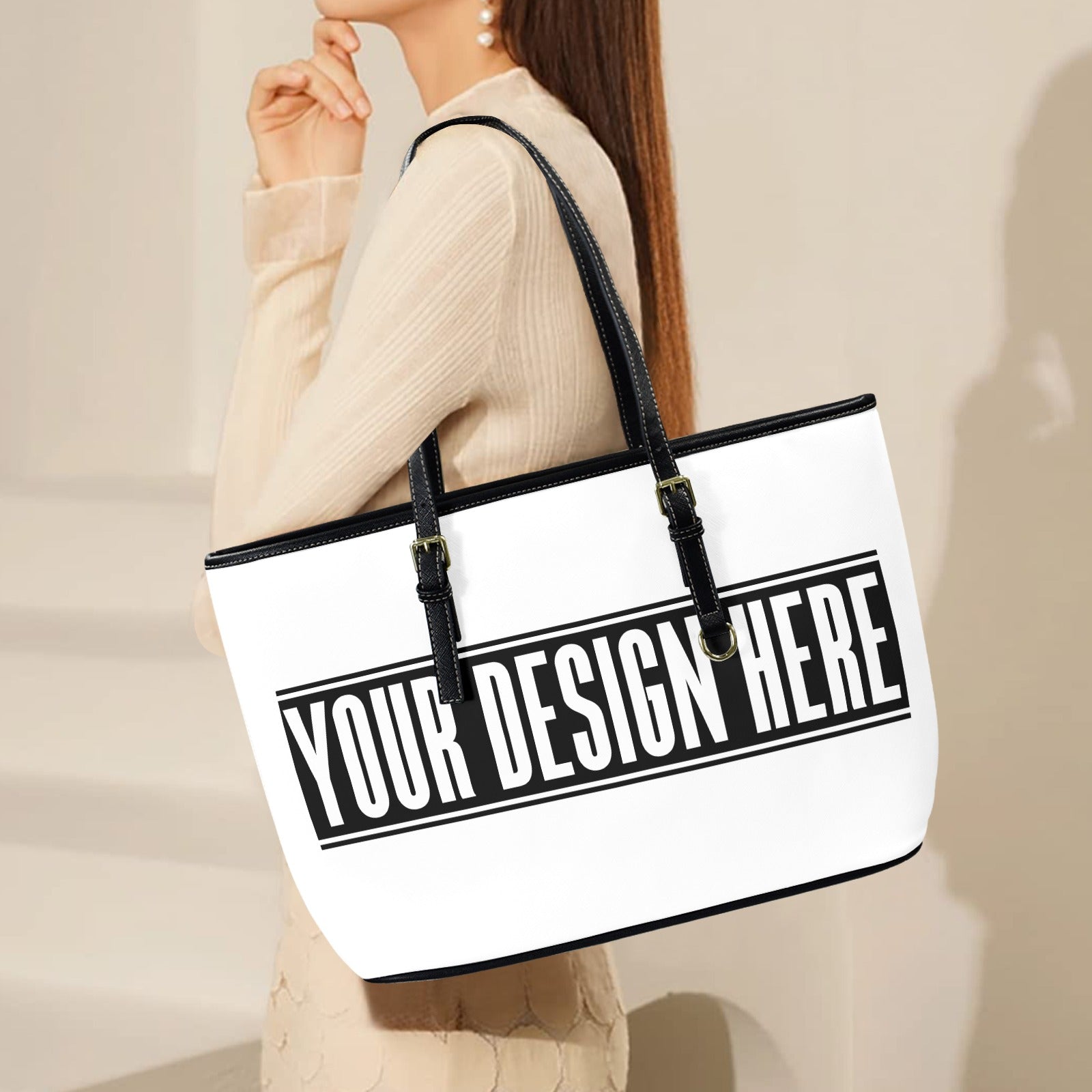 The Legacy Tote Bag– Custom Photo Personalized Handbag