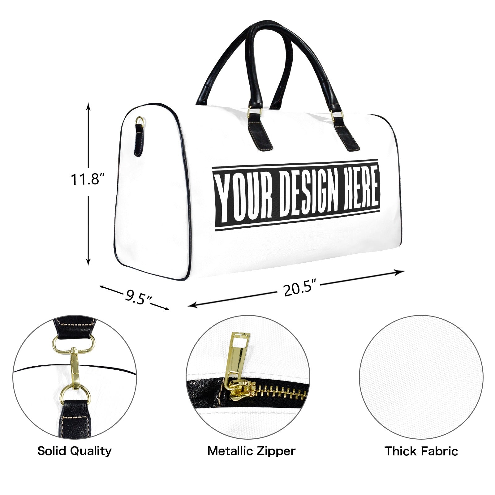 Custom Design Travel Bag - Airline Carry-On Size