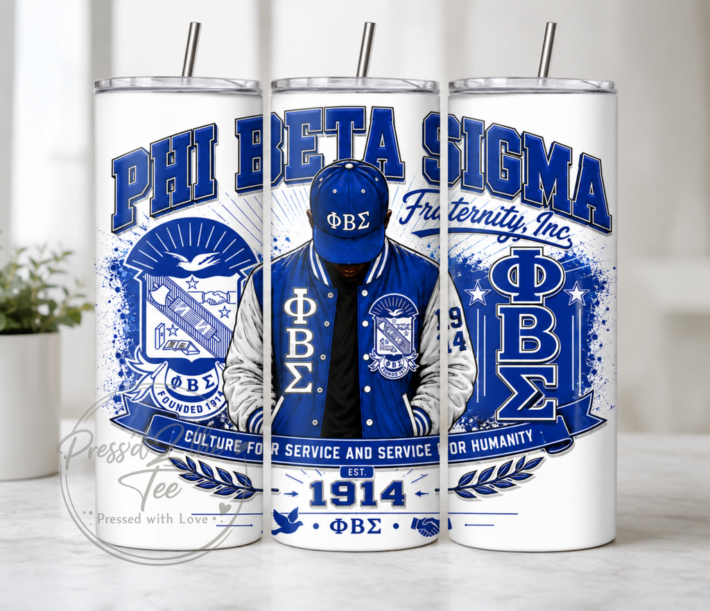 20oz Skinny Tumbler – Est. 1914 | Culture & Brotherhood Edition