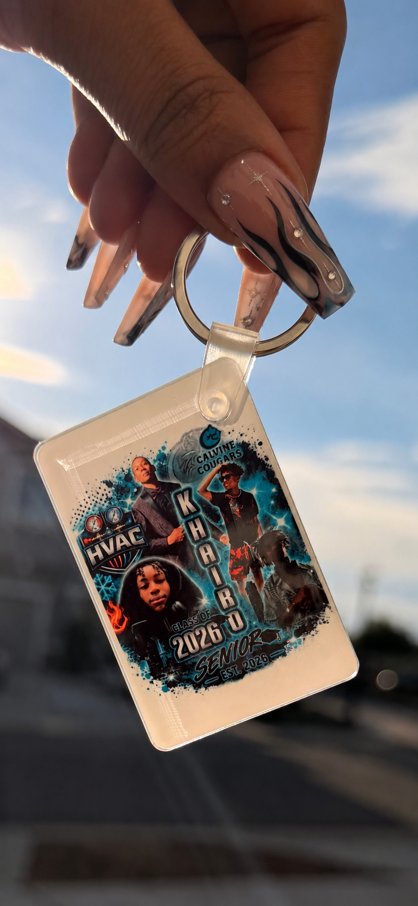 Custom Photo Keychain – Acrylic