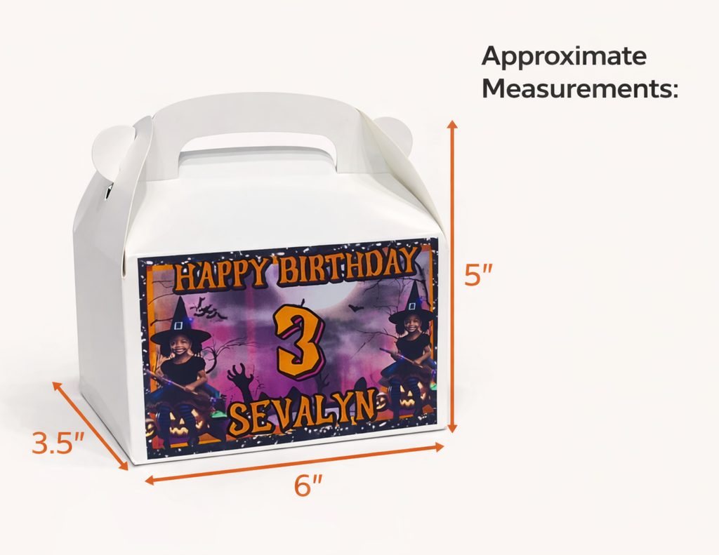 Custom Personalized Party Favor Boxes
