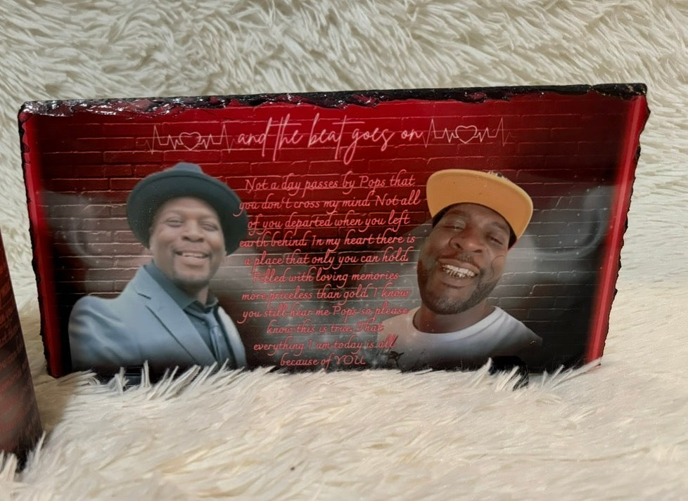Custom Memory Slate – Personalized Photo Keepsake